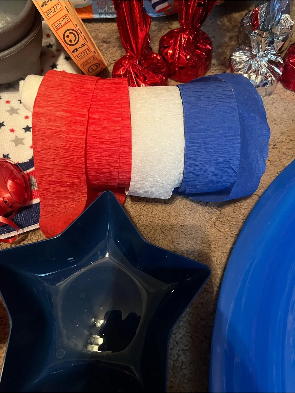 Memorial Day and July 4th decorations